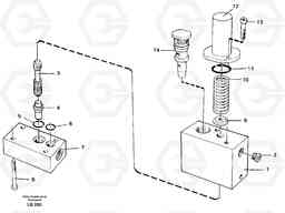 53542 Thermostatic valve EC450 SER NO 1782-1909, Volvo Construction Equipment