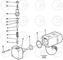 31098 Shunt valve EC450 SER NO 1782-1909, Volvo Construction Equipment