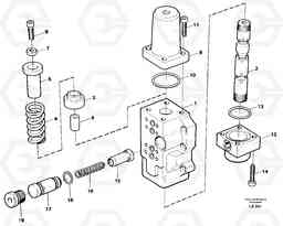 58675 Four-way valve, boom primary EC450 SER NO 1782-1909, Volvo Construction Equipment