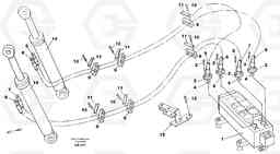 43825 Hydraulic system, boom EC450 SER NO 1782-1909, Volvo Construction Equipment