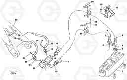 67220 Hydraulic system, bucket EC450 SER NO 1782-1909, Volvo Construction Equipment