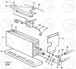 17210 Evaporator with fitting parts, cooling agent R134a EC450 SER NO 1782-1909, Volvo Construction Equipment
