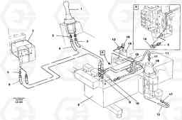 41378 Servo hydraulics, dipper arm EC450 SER NO 1782-1909, Volvo Construction Equipment