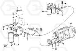 2107 Extra fuel filter EC450 SER NO 1782-1909, Volvo Construction Equipment