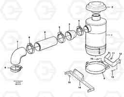 27291 Oil bath filter EC450 SER NO 1782-1909, Volvo Construction Equipment