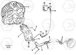 102592 Hydraulic system, suction lines, P4 EC450 SER NO 1782-1909, Volvo Construction Equipment