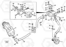 91445 Hydraulic system, Feeed line P4 EC450 SER NO 1782-1909, Volvo Construction Equipment