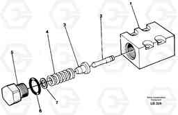 22452 Pressure limiting valve EC450 SER NO 1782-1909, Volvo Construction Equipment