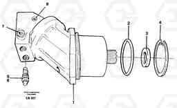 23994 Hydraulic motor, travel EC450 SER NO 1782-1909, Volvo Construction Equipment