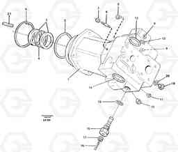 17221 Hydraulic pump EC450 SER NO 1782-1909, Volvo Construction Equipment