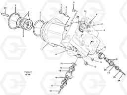 98697 Hydraulic pump EC450 SER NO 1782-1909, Volvo Construction Equipment