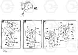 49311 Engine mounting EC450 SER NO 1782-1909, Volvo Construction Equipment