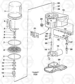 42735 Automatic lubrication pump EC450 SER NO 1782-1909, Volvo Construction Equipment