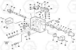 36880 Control block for hydraulic hammer. EC450 SER NO 1782-1909, Volvo Construction Equipment