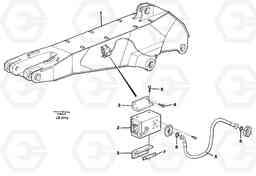 58999 Hammer hydraulics on dipper arm EC450 SER NO 1782-1909, Volvo Construction Equipment