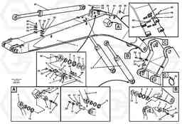 65709 Backhoe boom incl. attachements EC450 SER NO 1782-1909, Volvo Construction Equipment