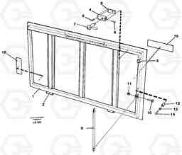 43534 Hatch, slewing gear box EC450 SER NO 1782-1909, Volvo Construction Equipment