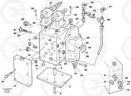 27992 Slew valve assembly EC650 SER NO 539-618, Volvo Construction Equipment