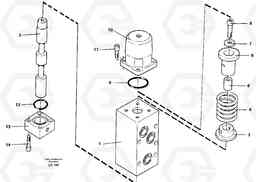 25824 Float position valve EC650 SER NO 539-618, Volvo Construction Equipment