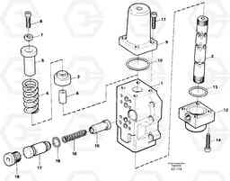 62499 Fourway valve, boom primary EC650 SER NO 539-618, Volvo Construction Equipment