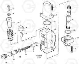 62500 Fourway valve, boom secondary EC650 SER NO 539-618, Volvo Construction Equipment