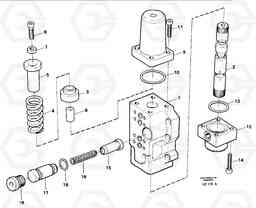 58683 Fourway valve, transport primary and secondary EC650 SER NO 539-618, Volvo Construction Equipment