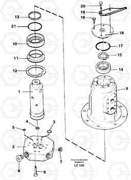 9032 Turning joint EC650 SER NO 539-618, Volvo Construction Equipment