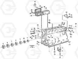 100994 Cylinder block EC650 SER NO 539-618, Volvo Construction Equipment