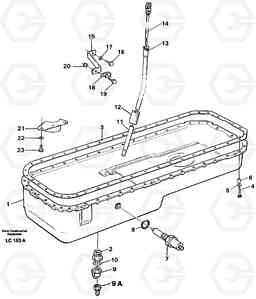 88755 Oil sump EC650 SER NO 539-618, Volvo Construction Equipment