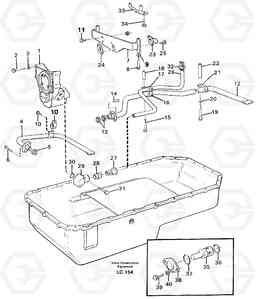 53545 Lubricating oil system EC650 SER NO 539-618, Volvo Construction Equipment