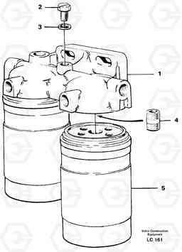 22723 Fuel filter EC650 SER NO 539-618, Volvo Construction Equipment