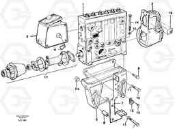 30457 Fuel injection pump, mounting EC650 SER NO 539-618, Volvo Construction Equipment