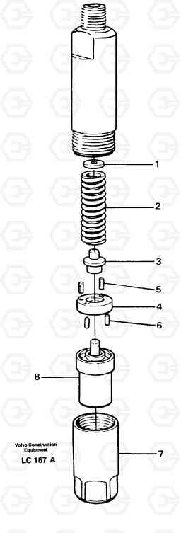 65756 Injector EC650 SER NO 539-618, Volvo Construction Equipment