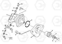 98608 Fan pump, oil cooler EC650 SER NO 539-618, Volvo Construction Equipment