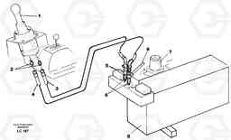 28878 Servo hydraulics, bucket EC650 SER NO 539-618, Volvo Construction Equipment