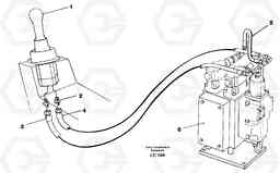 23121 Servo hydraulics, Slewing EC650 SER NO 539-618, Volvo Construction Equipment
