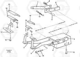 26488 Pedal valve with foot rest EC650 SER NO 539-618, Volvo Construction Equipment