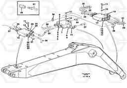 71872 Automatic backhoe boom, lubrication 7,6m EC650 SER NO 539-618, Volvo Construction Equipment