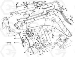 30090 Hydraulic system, boom, mass excavation 6,6m EC650 SER NO 539-618, Volvo Construction Equipment