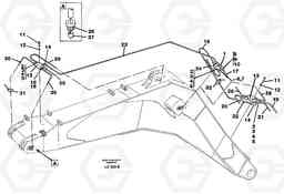 71874 Automatic backhoe boom, lubrication 6,6m Mass excavation EC650 SER NO 539-618, Volvo Construction Equipment