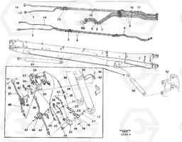 30091 Hydraulic system, boom, handling equipment EC650 SER NO 539-618, Volvo Construction Equipment