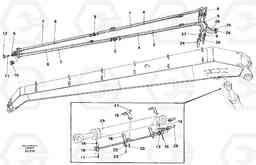 30094 Hydraulic system, dipper arm, handling equipment EC650 SER NO 539-618, Volvo Construction Equipment