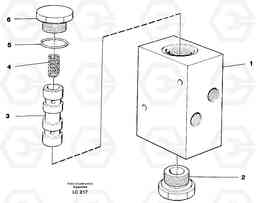 32984 Valve, travel brake EC650 SER NO 539-618, Volvo Construction Equipment