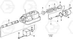 101057 Four-way valve, rotating equipment EC650 SER NO 539-618, Volvo Construction Equipment