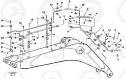 68728 Hammer hydraulics on boom, 6.6 M EC650 SER NO 539-618, Volvo Construction Equipment