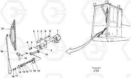 17226 Windscreen wiper, lower EC650 SER NO 539-618, Volvo Construction Equipment