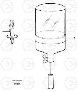 25227 Rotating beacon EC650 SER NO 539-618, Volvo Construction Equipment