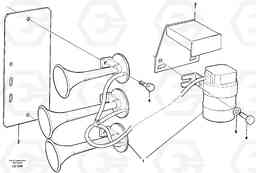 52817 Compressor horn EC650 SER NO 539-618, Volvo Construction Equipment