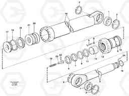 68735 Bucket cylinder,m.e. EC650 SER NO 539-618, Volvo Construction Equipment