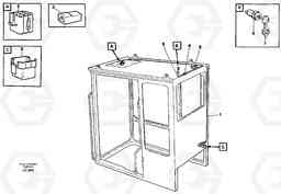 30481 Cable harnesses, cab EC650 SER NO 539-618, Volvo Construction Equipment